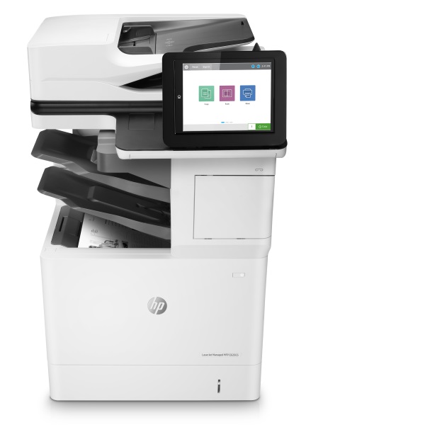 HP LaserJet Managed Flow MFP E62665hs (61 ppm) (1.5 GB) (1.2 GHz) (8.5" x 14") (1200 x 1200) (Duplex) (Duty 450000) (p/c/s/f) (USB) (Ethernet) (550 Input Tray) (100 MPT) (150 ADF) (Touchscreen) (ES)