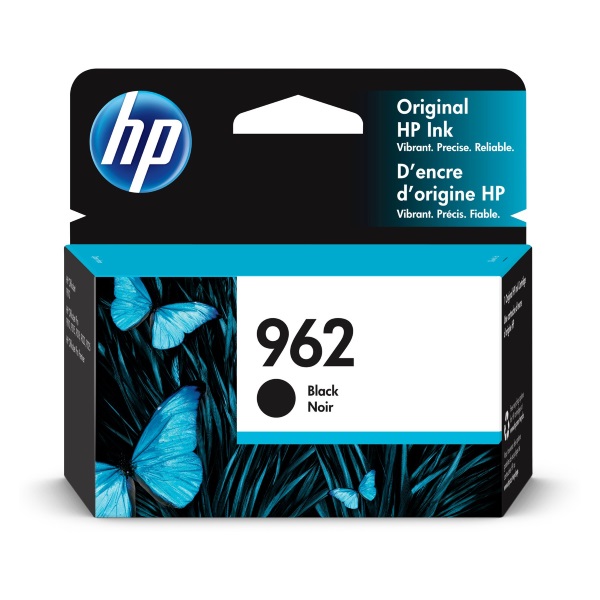 HP 962 (3HZ99AN) OfficeJet Pro 9010, 9015, 9016, 9018, 9019, 9020, 9025 Black Original Ink Cartridge (1,000 Yield)