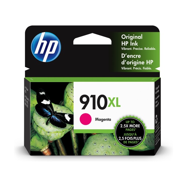 HP 910XL (3YL63AN) OfficeJet Pro 8020, 8020e, 8025, 8028, 8030e, 8035 Magenta Original Ink Cartridge (700 Yield)