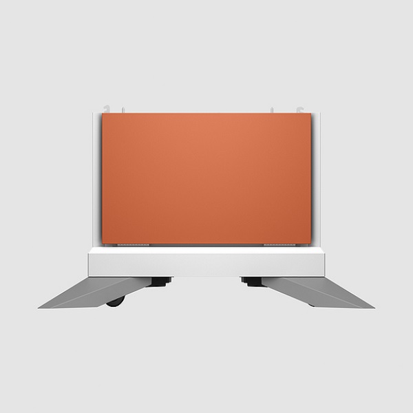 HP Color LaserJet Enterprise X55745dn Red Storage Stand