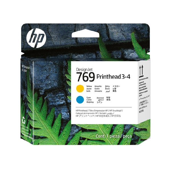 HP 769 Yellow Cyan 3-4 DesignJet XL 3800 Printhead