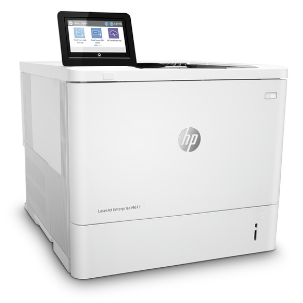 HP LaserJet Enterprise SFP M611dn (65 ppm) (512 MB) (1.2 GHz) (8.5" x 14") (1200 x 1200 dpi) (Duplex) (Duty 275,000) (550 Input) (100 MPT) (USB) (Ethernet) (Touchscreen) (Energy Star)