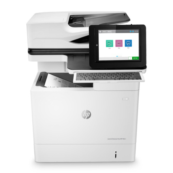 HP LJ Ent Flow MFP M634h (55 ppm) (1.5 GB) (1.2 GHz) (8.5" x 14") (1200 x 1200 dpi) (Duplex) (Duty 300,000) (550 Input) (100 MPT) (USB) (Ethernet) (p/s/c) (Touchscreen) (Energy Star)