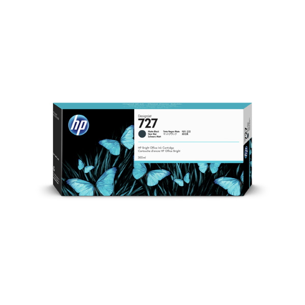 HP 727 (C1Q12A) Matte Black Original Ink Cartridge (300 ml)