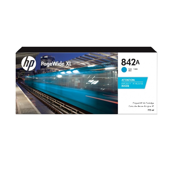 HP 842A 775-ml Cyan PageWide XL 8000 Ink Cartridge (775ml)