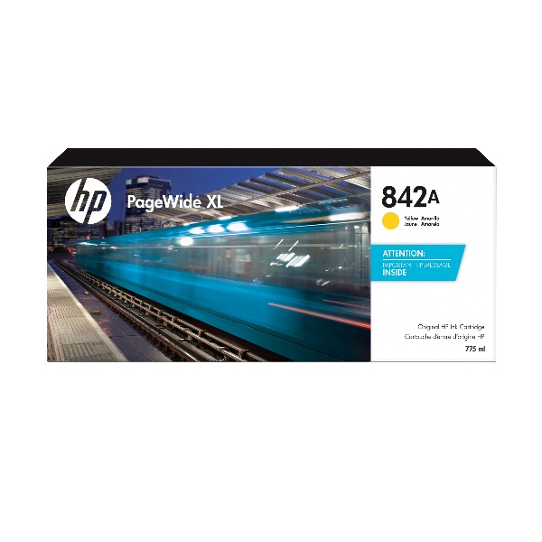 HP 842A 775-ml Yellow PageWide XL 8000 Ink Cartridge (775ml)