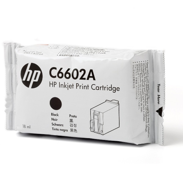 HP (C6602A) Black Original Thermal Ink Cartridge (7M Characters)