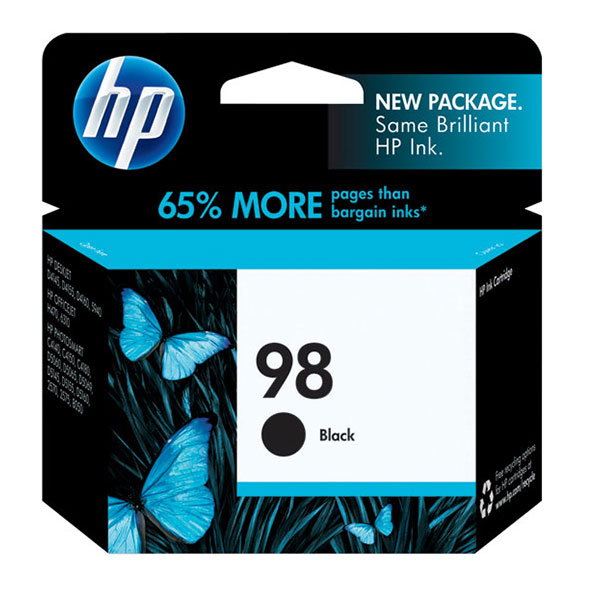 HP 98 (C9364WN) Black Original Ink Cartridge (420 Yield)