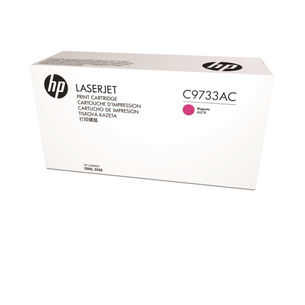 HP 645A (C9733AC) Color LaserJet 5500 5550 Magenta Original LaserJet Contract Toner Cartridge (12000 Yield)