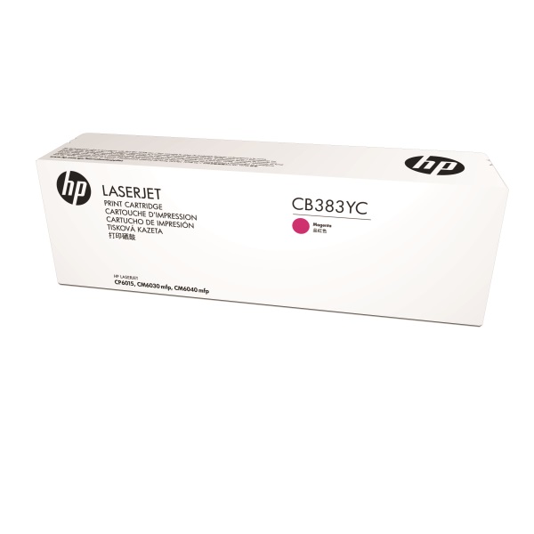 HP 824A (CB383YC) Color LaserJet CM6030 MFP CM6040 MFP CP6015 Optimized Yield Magenta Original LaserJet Contract Toner Cartridge (31000 Yield)