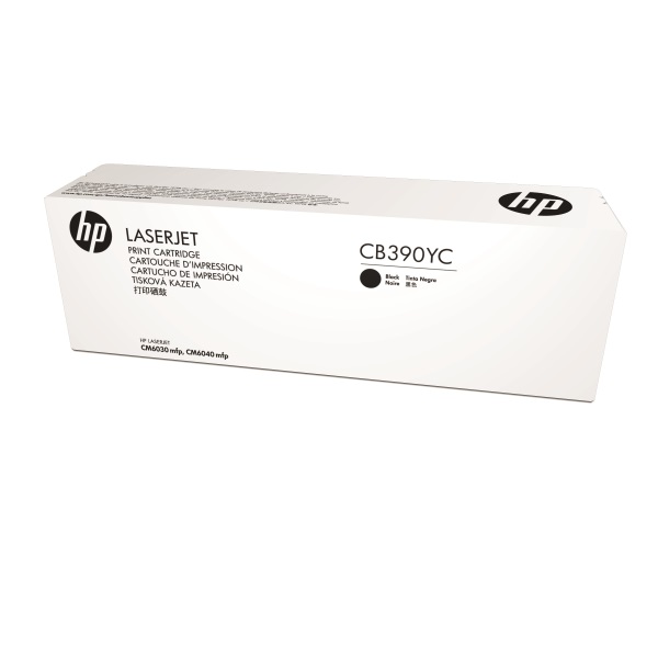 HP 825A (CB390YC) Color LaserJet CM6030 MFP CM6040 MFP Optimized Yield Black Original LaserJet Contract Toner Cartridge (23300 Yield)