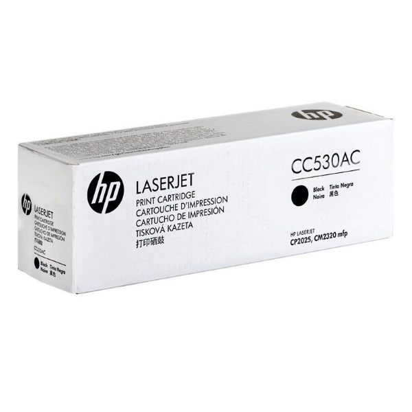 HP 304A (CC530AC) Color LaserJet CM2320 MFP CP2025 Black Original LaserJet Contract Toner Cartridge (3500 Yield)