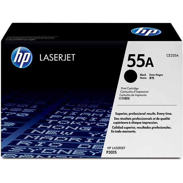 HP 55A (CE255AG) LaserJet Enterprise 500 MFP (Flow) M525, Pro MFP M521, P3010, P3015 Black Original LaserJet Toner Cartridge for US Government (6,000 Yield)