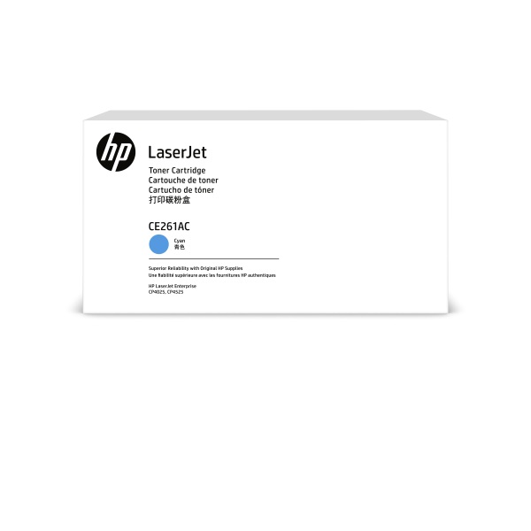 HP 648A (CE261AC) Color LaserJet CP4025 CP4525 Cyan Original LaserJet Contract Toner Cartridge (11000 Yield)