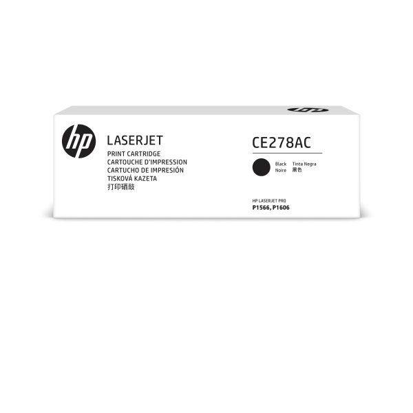 HP 78A (CE278AC) LaserJet Pro P1606 M1536 MFP Original LaserJet Contract Toner Cartridge (2100 Yield)