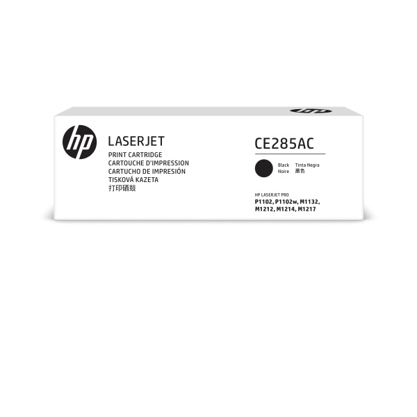 HP 85A (CE285AC) LaserJet Pro P1102 P1109 M1212 M1217 MFP Original LaserJet Contract Toner Cartridge (1600 Yield)
