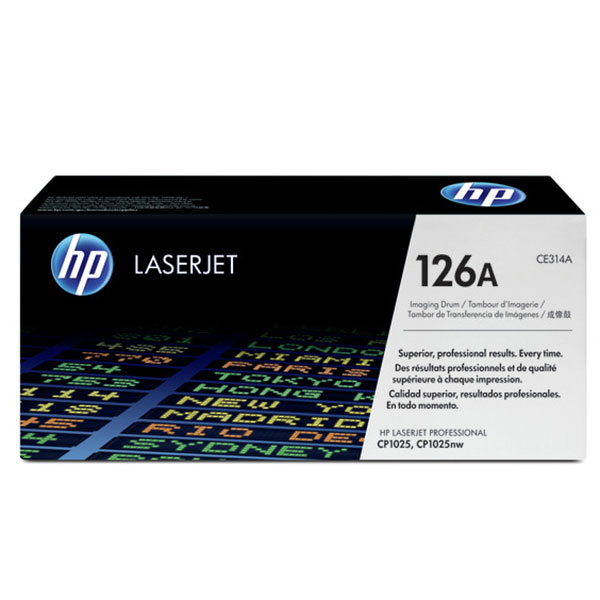 HP 126A (CE314A) Color LaserJet CP1025nw MFP M175nw M177fw M275 Original LaserJet Imaging Drum (Black 14000 Color 7000 Yield)
