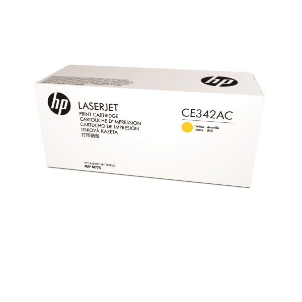 HP 651A (CE342AC) LaserJet Enterprise 700 Color MFP M775 Yellow Original LaserJet Contract Toner Cartridge (16000 Yield)