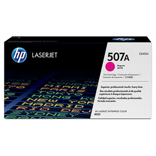 HP 507A (CE403AG) Color LaserJet M551, Enterprise 500 MFP M570, M575, M575c Magenta Original LaserJet Toner Cartridge for US Government (6,000 Yield)