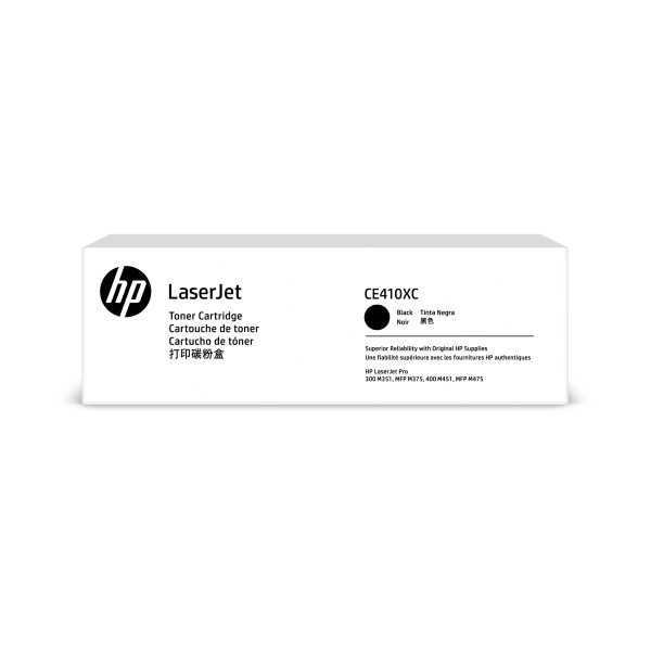 HP 305X (CE410XC) Color LaserJet Pro 300 MFP M375nw Pro 400 M451 Pro 400 MFP M475 High Yield Black Original LaserJet Contract Toner Cartridge (4000 Yield)