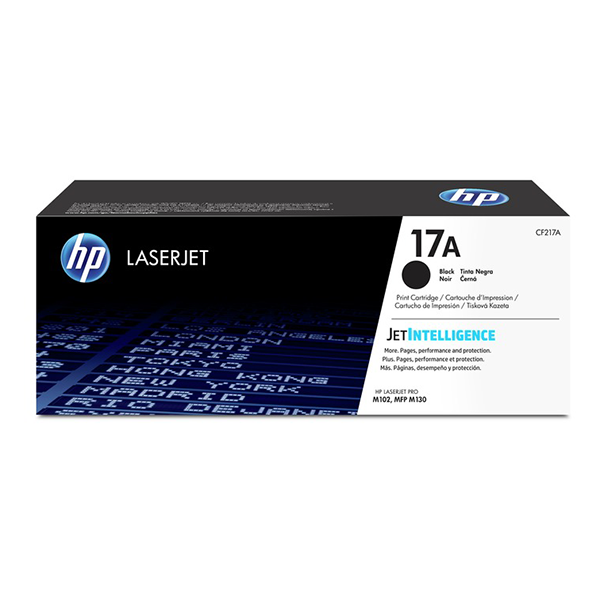 HP 17A (CF217A) LaserJet Pro M102, MFP M130 Black Original LaserJet Toner Cartridge (1,600 Yield)