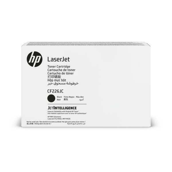 HP (CF226JC) LaserJet Pro M402 MFP M426 Black Original LaserJet Contract Toner Cartridge (10200 Yield)