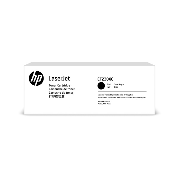 HP 30X (CF230XC) LaserJet Pro M203 MFP M227 Black Original LaserJet Contract Toner Cartridge (3500 Yield)