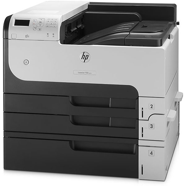 HP LaserJet Enterprise 700 M712xh Mono Laser Printer (40 ppm) (512 MB) (11" x 17") (1200 x 1200 dpi) (Max Duty Cycle 100,000 Pages) (Duplex) (USB) (Ethernet) (1,100 Sheet Input) (Heavy Weight Item)