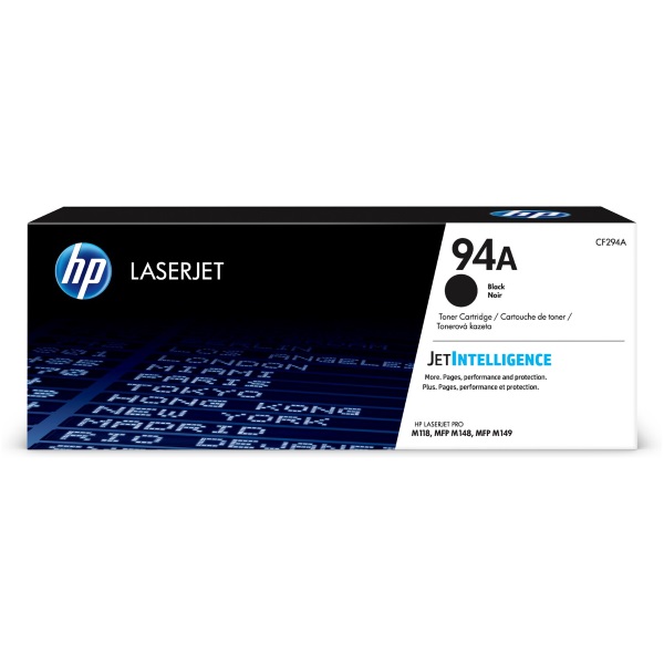 HP 94A (CF294A) LaserJet Pro M118, MFP M148 Black Original LaserJet Toner Cartridge (1,200 Yield)