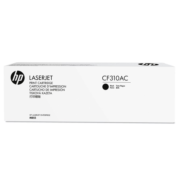 HP 826A (CF310AC) Color LaserJet Enterprise M855 Black Original LaserJet Contract Toner Cartridge (29000 Yield)