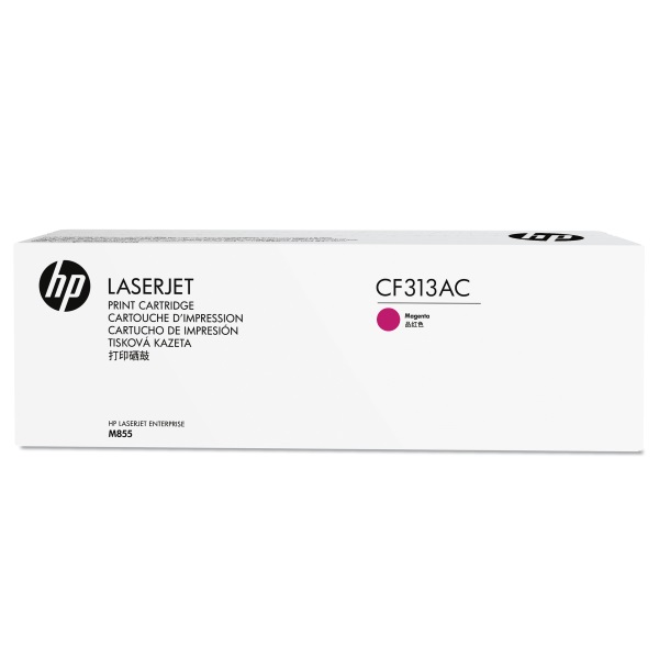 HP 826A (CF313AC) Color LaserJet Enterprise M855 Magenta Original LaserJet Contract Toner Cartridge (31500 Yield)