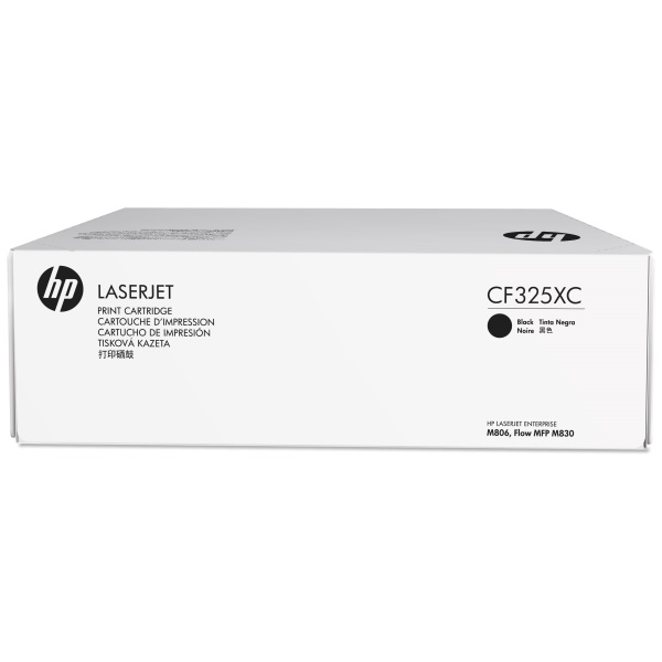 HP 25X (CF325XC) LaserJet Enterprise M806 MFP flow M830 High Yield Original LaserJet Contract Toner Cartridge (34500 Yield in M806 40000 Yield in M830)