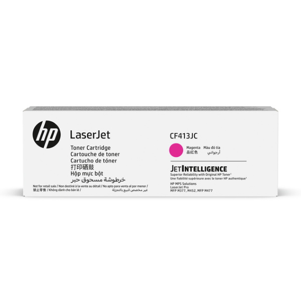 HP (CF413JC) Color LaserJet Pro M377 M452 MFP M477 Magenta Original LaserJet Contract Toner Cartridge (6000 Yield)