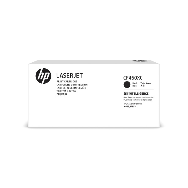 HP 656XC (CF460XC) Color LaserJet Enterprise M652 M653 High Yield Black Original LaserJet Contract Toner Cartridge (27000 Yield)