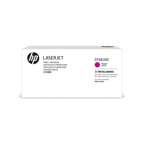 HP 656XC (CF463XC) Color LaserJet Enterprise M652 M653 High Yield Magenta Original LaserJet Contract Toner Cartridge (22000 Yield)