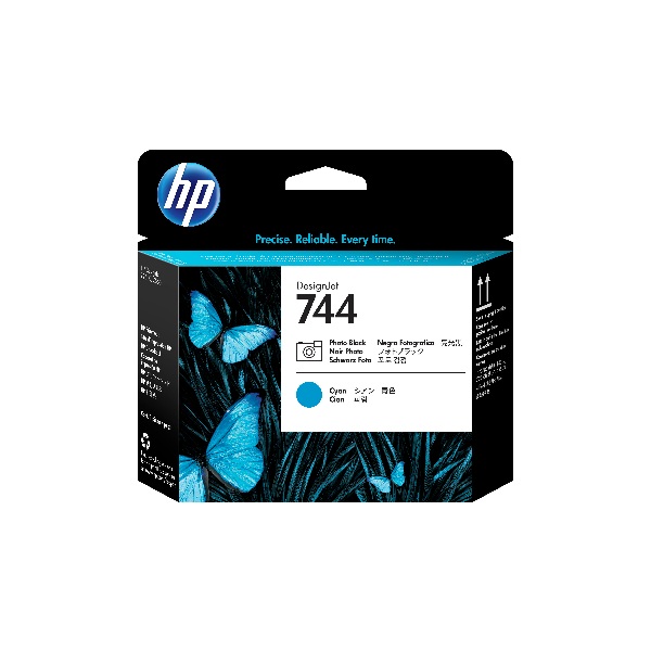 HP 744 (F9J86A) Photo Black/Cyan Printhead