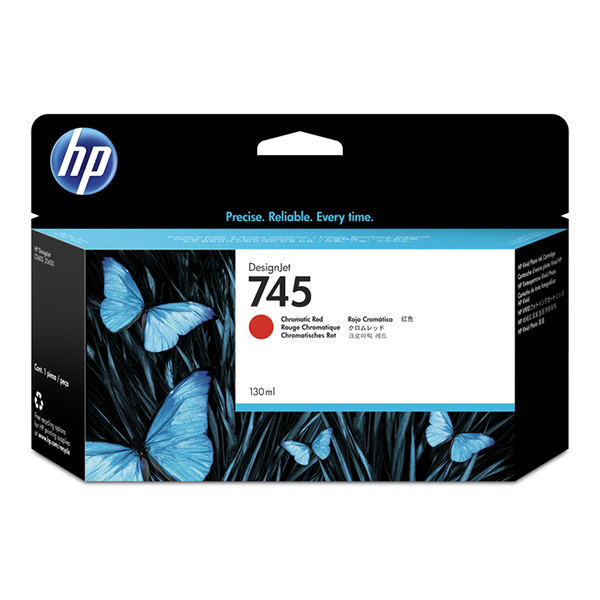 HP 745 (F9K00A) Chromatic Red Original Ink Cartridge (130 ml)
