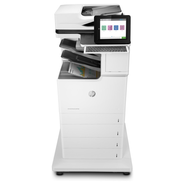 Government HP Color LaserJet Enterprise Flow MFP M681z (220 V) (50 ppm) (1.5 GB) (1200 x 1200) (Duty 100000) (p/s/c/f) (USB) (Eth) (Touchscreen) (550 Input) (100 MPT) (150 ADF) (Heavy Weight Item)