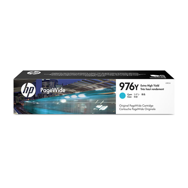 HP 976Y (L0R05A) PageWide Pro 452, 577, Managed P55250, P57750 Extra High Yield Cyan Original PageWide Cartridge (13,000 Yield)