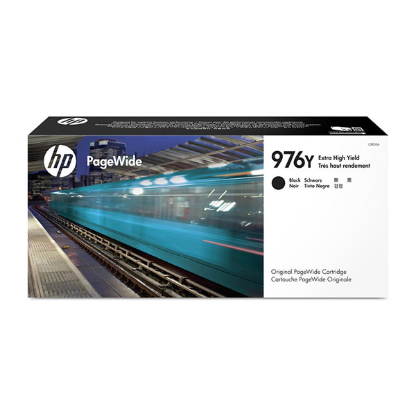 HP 976Y (L0R08A) PageWide Pro 452, 577, Managed P55250, P57750 Extra High Yield Black Original PageWide Cartridge (17,000 Yield)