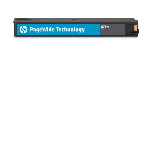 HP 976YC (L0S29YC) PageWide Managed P55250 P57750 Cyan Original PageWide Contract Cartridge (16000 Yield)