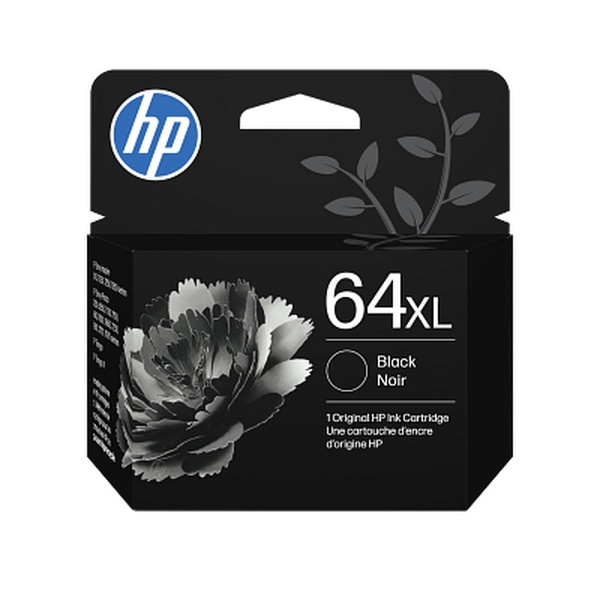 HP 64XL (N9J92AN) Envy Inspire 7955e Black Original Ink Cartridge (600 Yield)