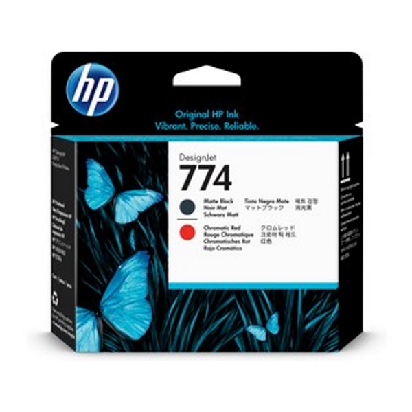 HP 774 (P2V97A) DesignJet Z6810/Z6610 Matte Black/Chromatic Red Original Printhead