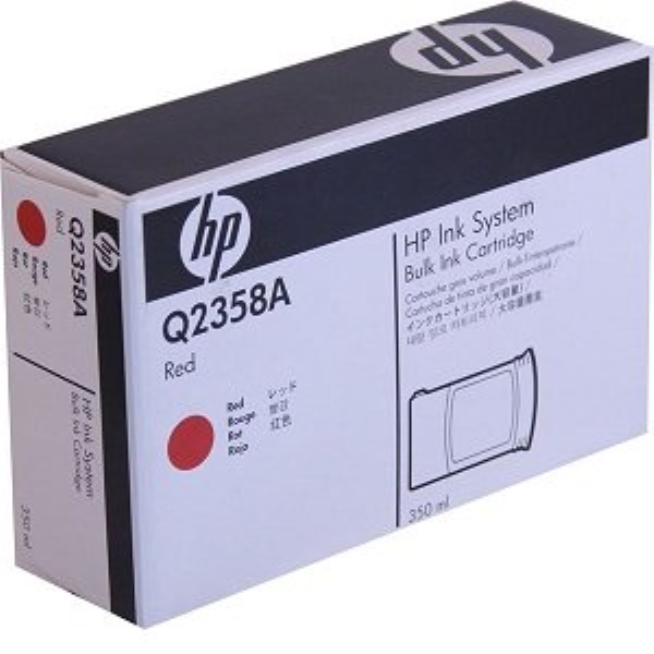 (TIJ 2.5 Hybrid) HP Bulk Ink Cartridge Red (350 ml)