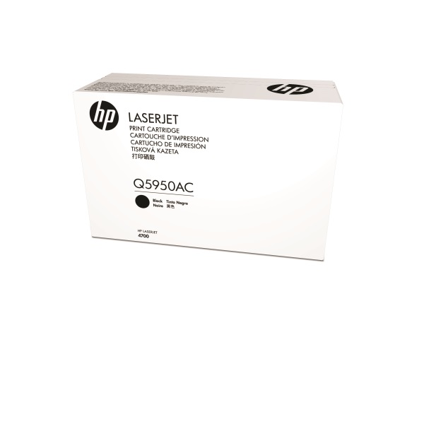 HP 643A (Q5950AC) Color LaserJet 4700 Black Original LaserJet Contract Toner Cartridge (11000 Yield)
