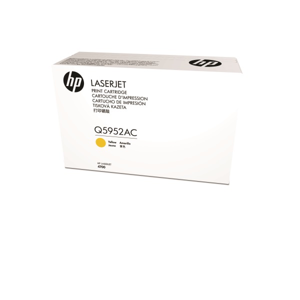 HP 643A (Q5952AC) Color LaserJet 4700 Yellow Original LaserJet Contract Toner Cartridge (10000 Yield)