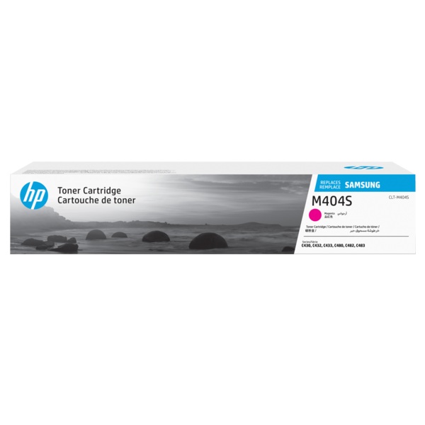 Samsung (CLT-M404S/XAA) Xpress SL-C430w, SL-C480fw Magenta Toner Cartridge (1,000 Yield)