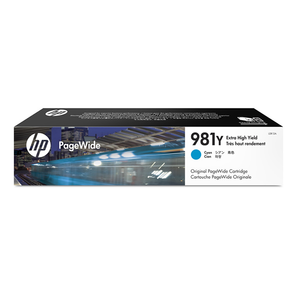 HP 981G (T0B04AG) PageWide Enterprise Color 586 Extra High Yield Cyan Original PageWide Cartridge for US Government (16,000 Yield)