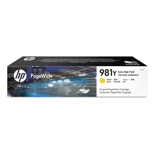 HP 981G (T0B06AG) PageWide Enterprise Color 586 Extra High Yield Yellow Original PageWide Cartridge for US Government (16,000 Yield)