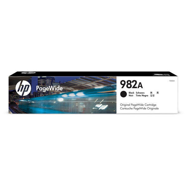 HP 982A (T0B26A) PageWide Enterprise Color 765dn, MFP 780dn, 785z Black Original PageWide Cartridge (10,000 Yield)